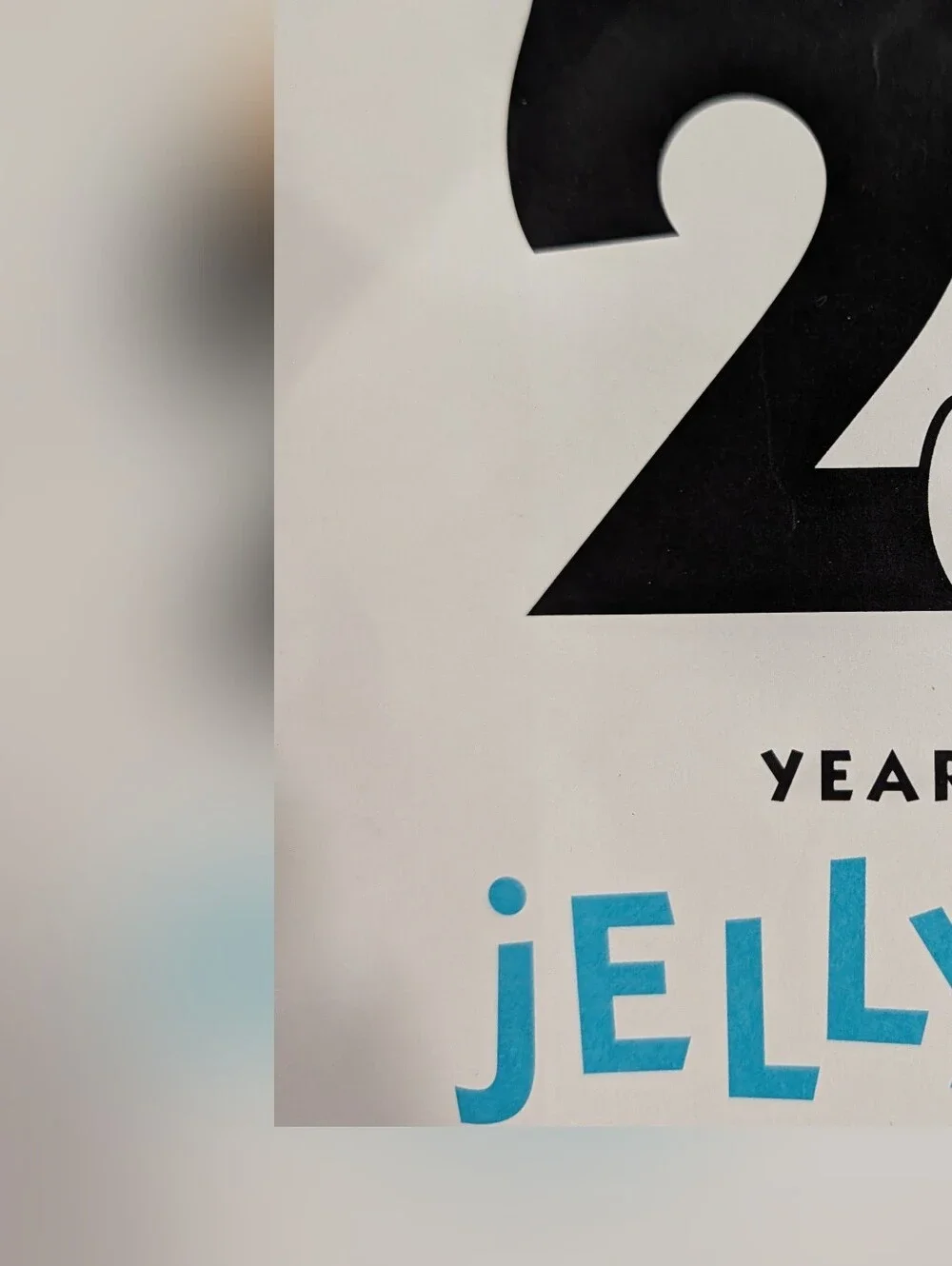 Jellycat White & Turquoise 25th Anniversary Gift Bag {Never Used}